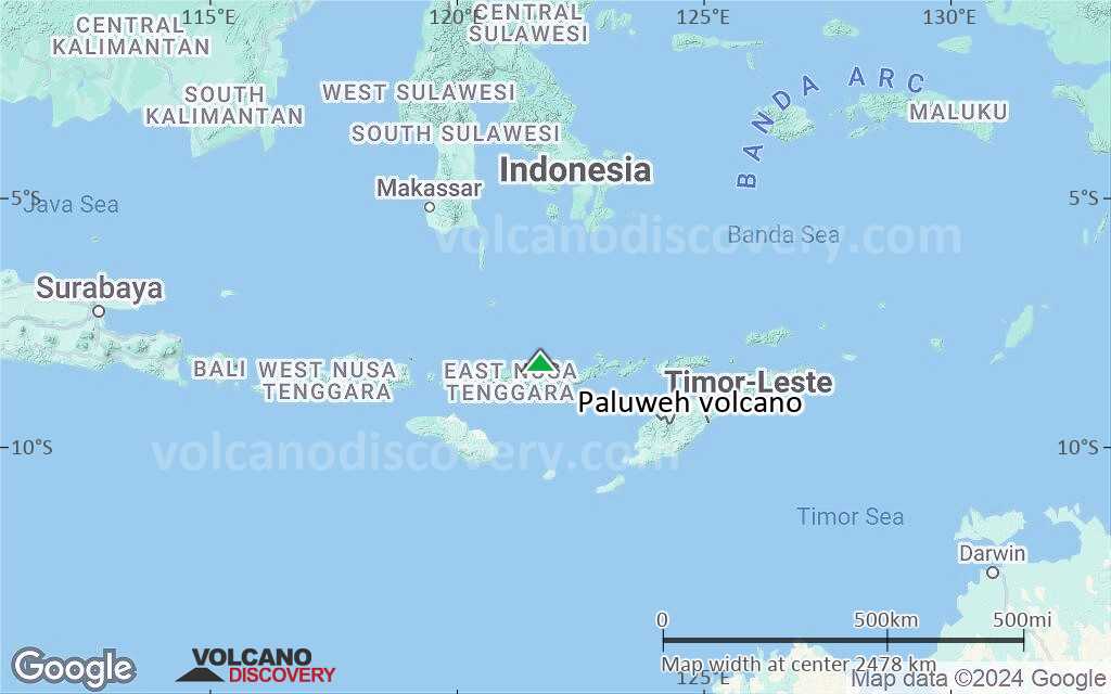 Terrain-type map of Paluweh volcano (region scale medium)
