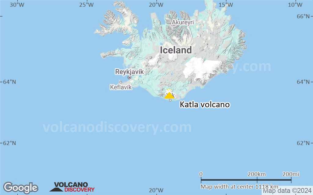 Terrain-type map of Katla volcano (region scale medium)
