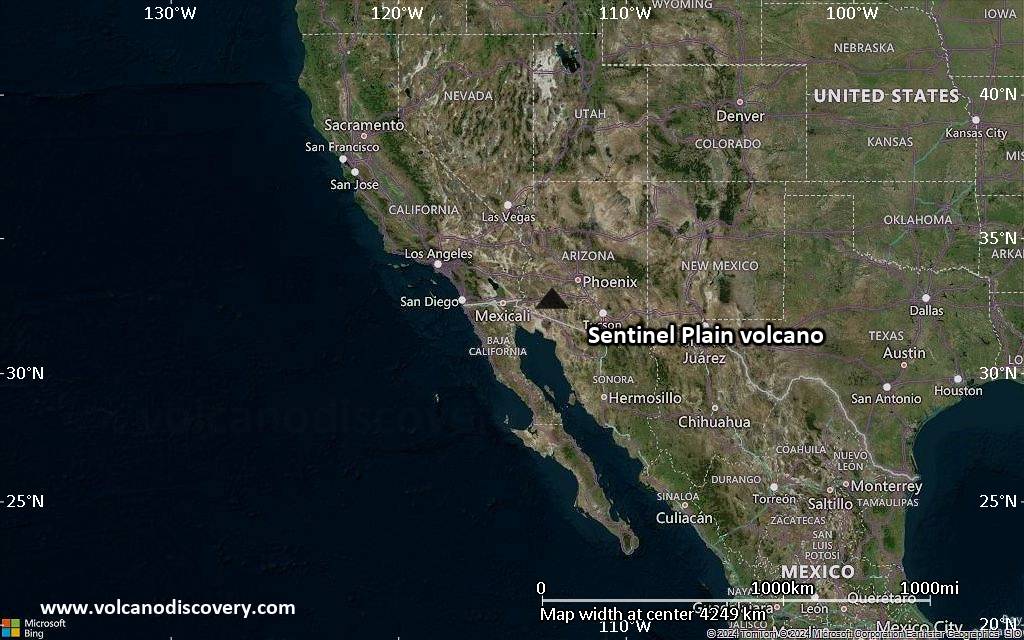 Sentinel Plain Volcano (Arizona, United States) Facts