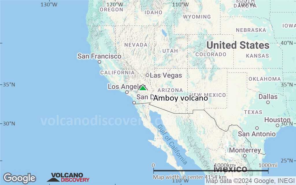 Terrain-type map of Amboy volcano (region scale large)