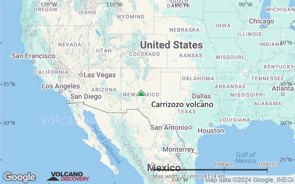 Terrain-type map of Carrizozo volcano (region scale large)