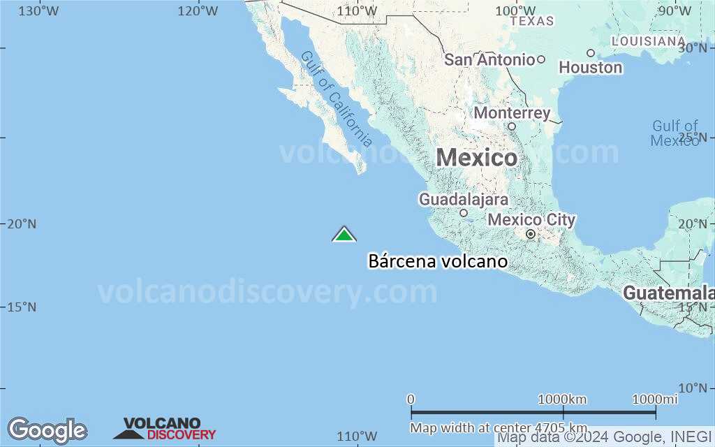 Terrain-type map of Bárcena volcano (region scale large)