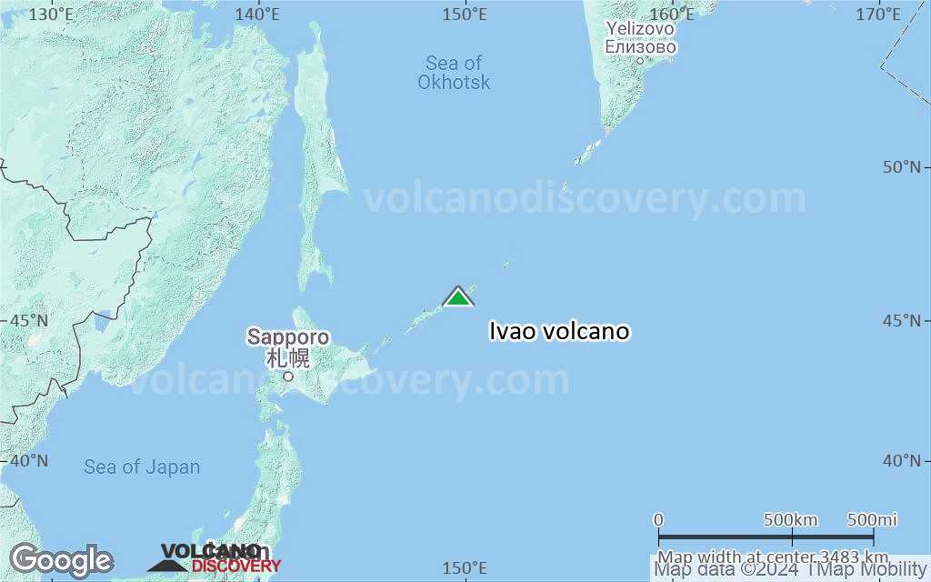 Terrain-type map of Ivao volcano (region scale large)