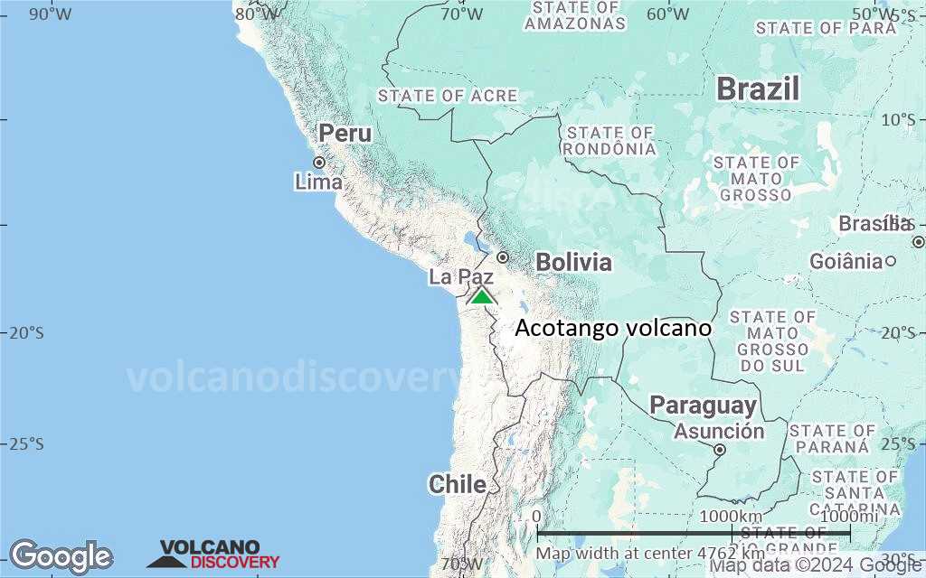 Terrain-type map of Acotango volcano (region scale large)