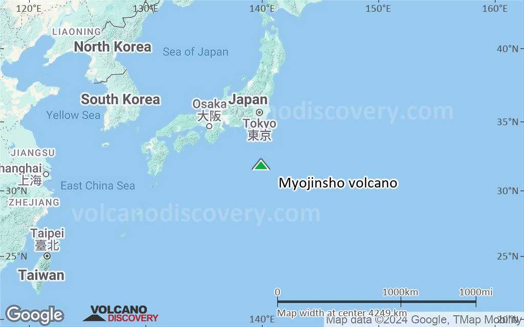 Myojinsho (Bayonnaise Rocks) Volcano, Izu Islands (Japan) - Facts ...