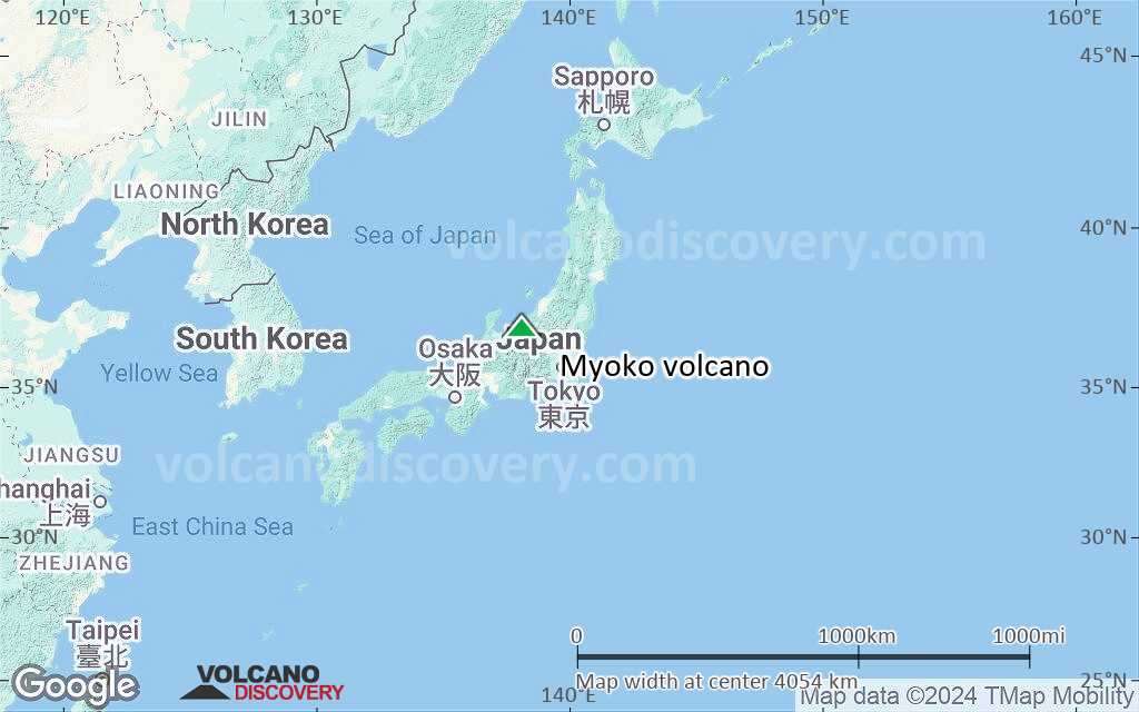 Terrain-type map of Myoko volcano (region scale large)
