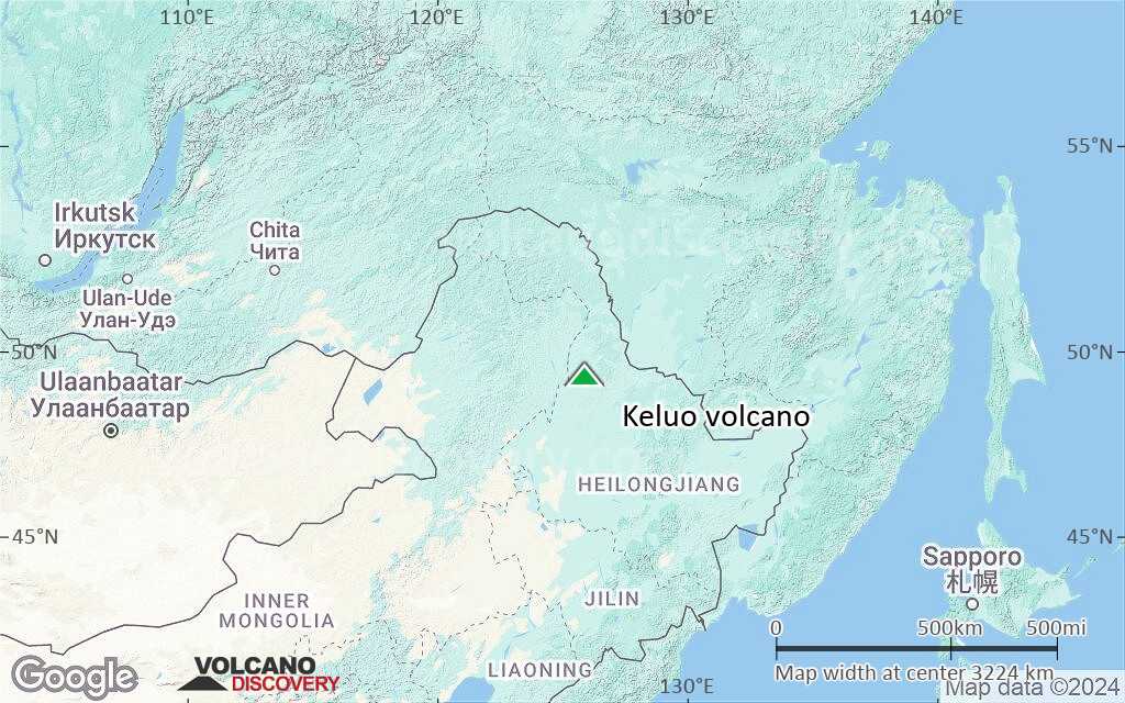 Terrain-type map of Keluo volcano (region scale large)