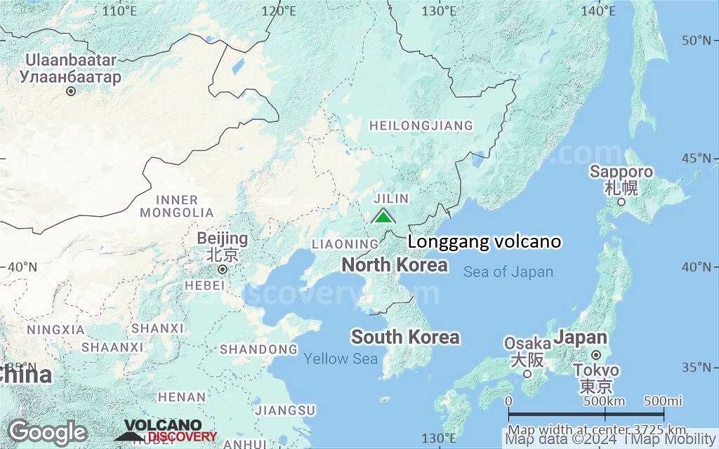 Terrain-type map of Longgang volcano (region scale large)