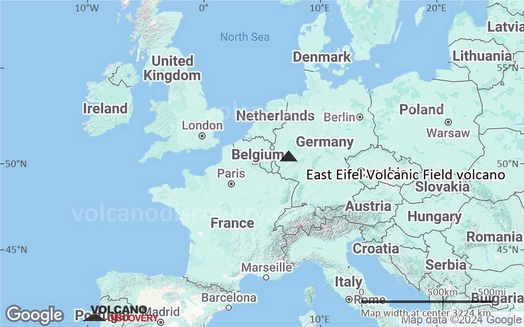 Terrain-type map of East Eifel Volcanic Field volcano (region scale large)