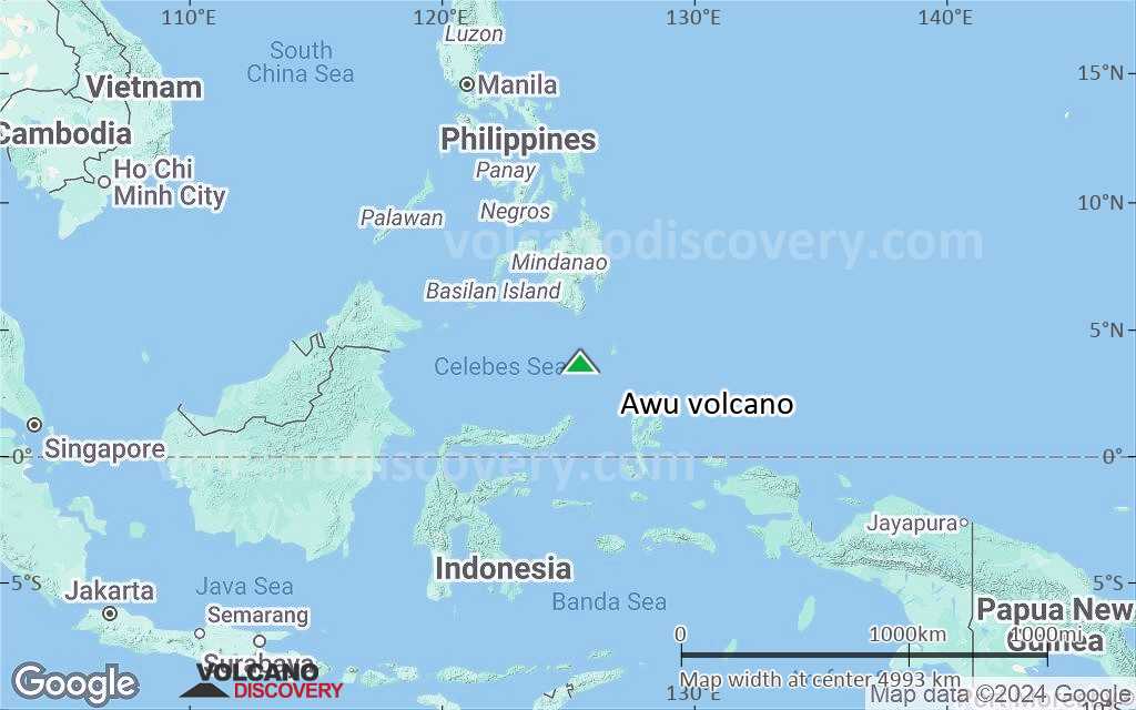 Terrain-type map of Awu volcano (region scale large)