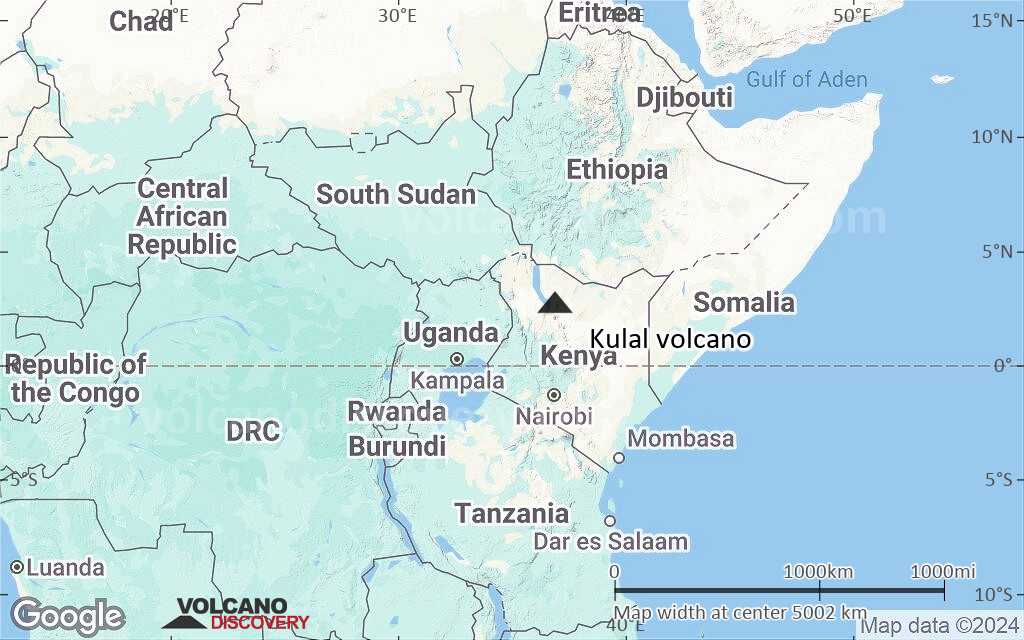 Terrain-type map of Kulal volcano (region scale large)