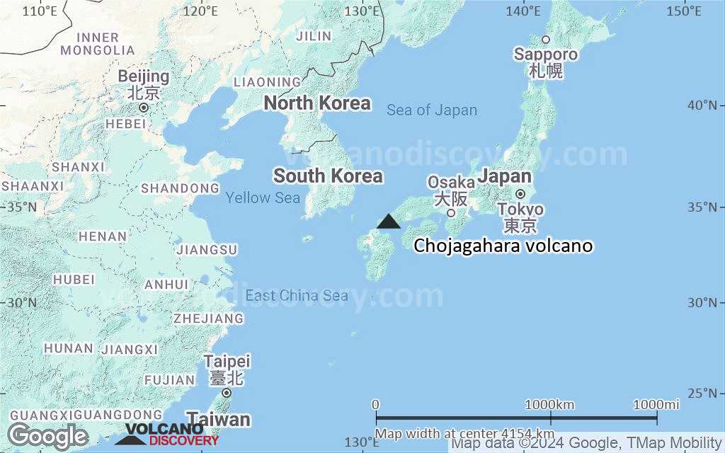 Terrain-type map of Chojagahara volcano (region scale large)