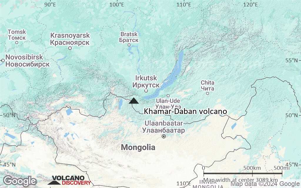 Terrain-type map of Khamar-Daban volcano (region scale large)
