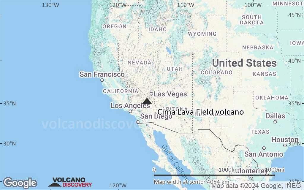 Cima Lava Field volcano (California, United States) facts & information