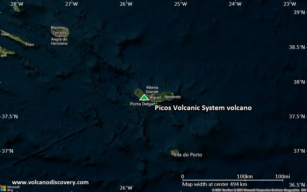 Picos Volcanic System Volcano, Azores, Portugal - facts & information ...