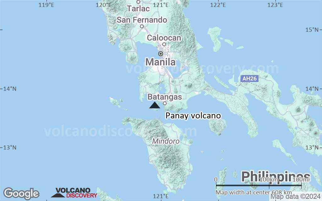 Terrain-type map of Panay volcano (local scale large)
