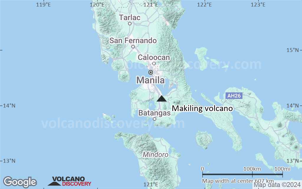 Terrain-type map of Makiling volcano (local scale large)