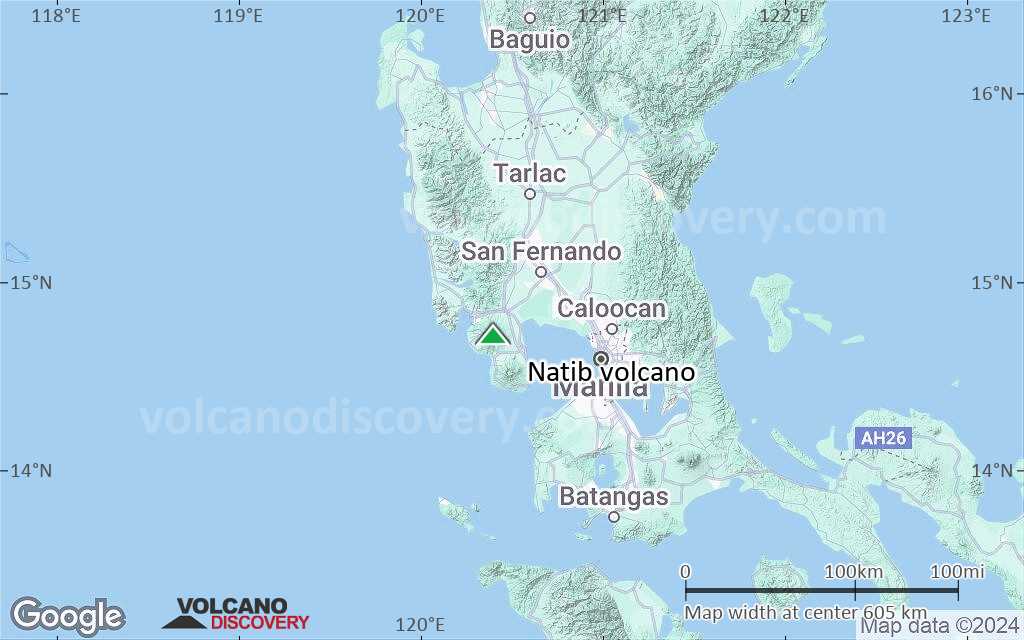 Terrain-type map of Natib volcano (local scale large)