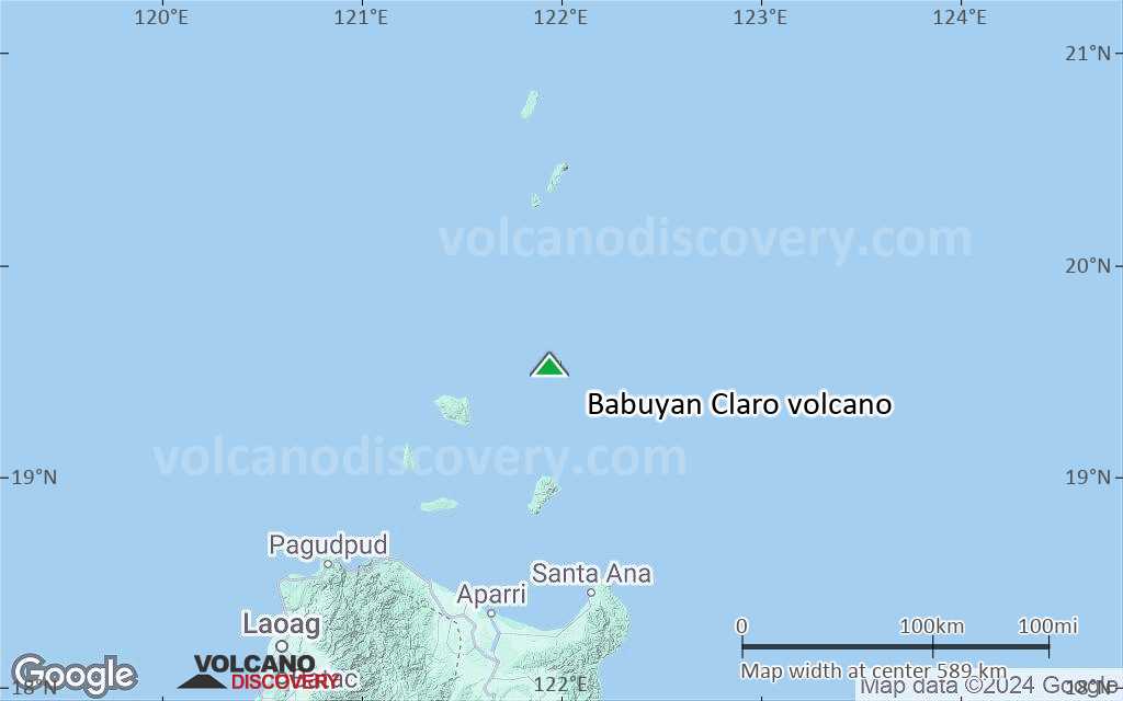 Terrain-type map of Babuyan Claro volcano (local scale large)