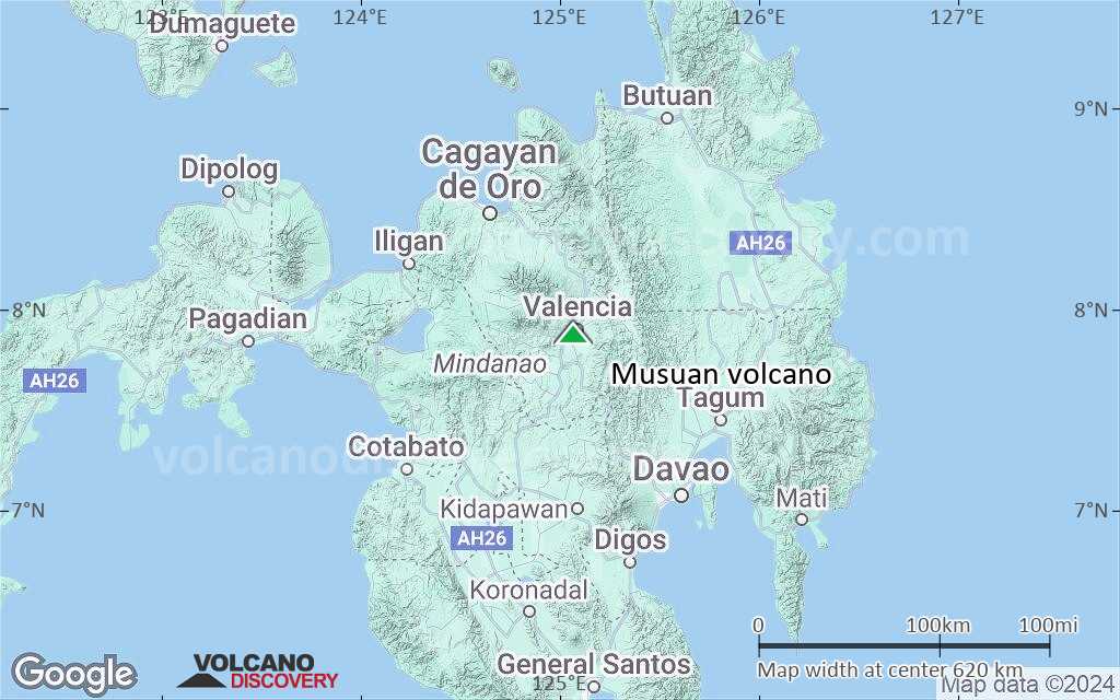 Terrain-type map of Musuan volcano (local scale large)
