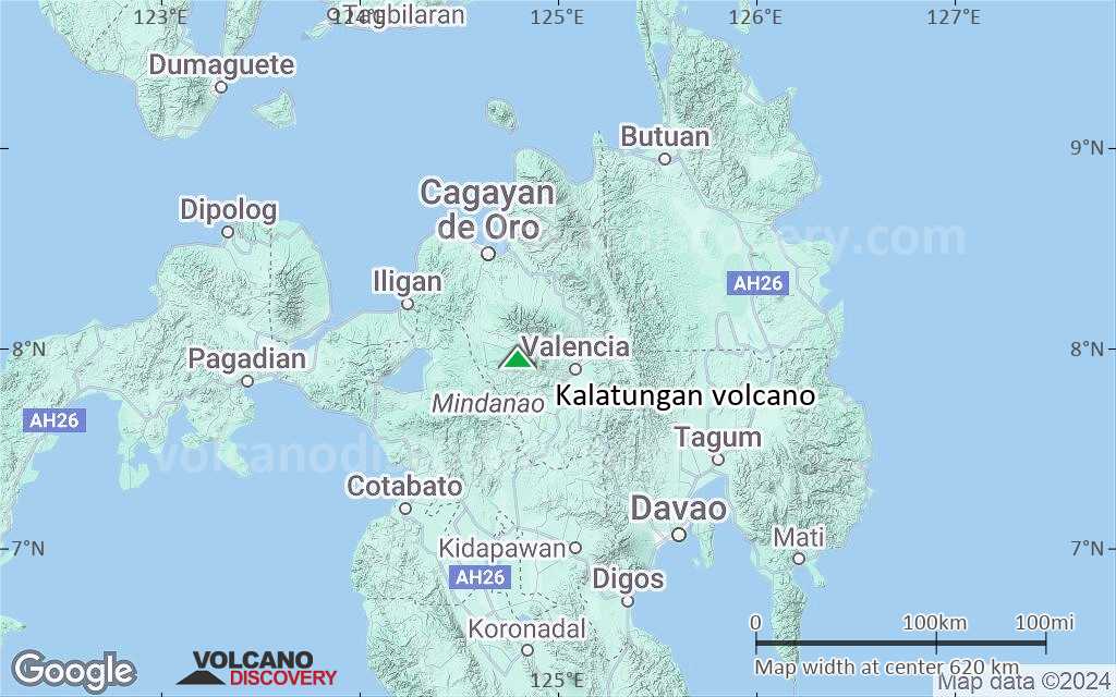 Terrain-type map of Kalatungan volcano (local scale large)