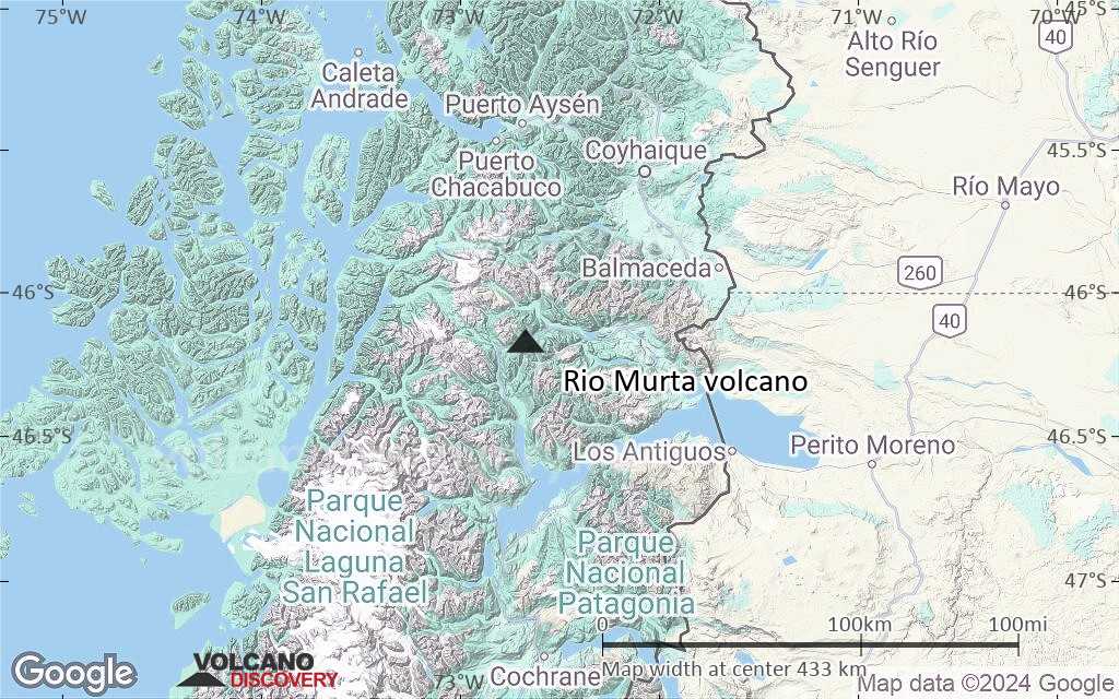 Terrain-type map of Rio Murta volcano (local scale large)