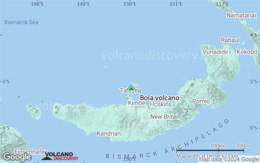 Terrain-type map of Bola volcano (local scale large)
