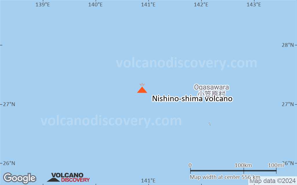 Terrain-type map of Nishino-shima volcano (local scale large)