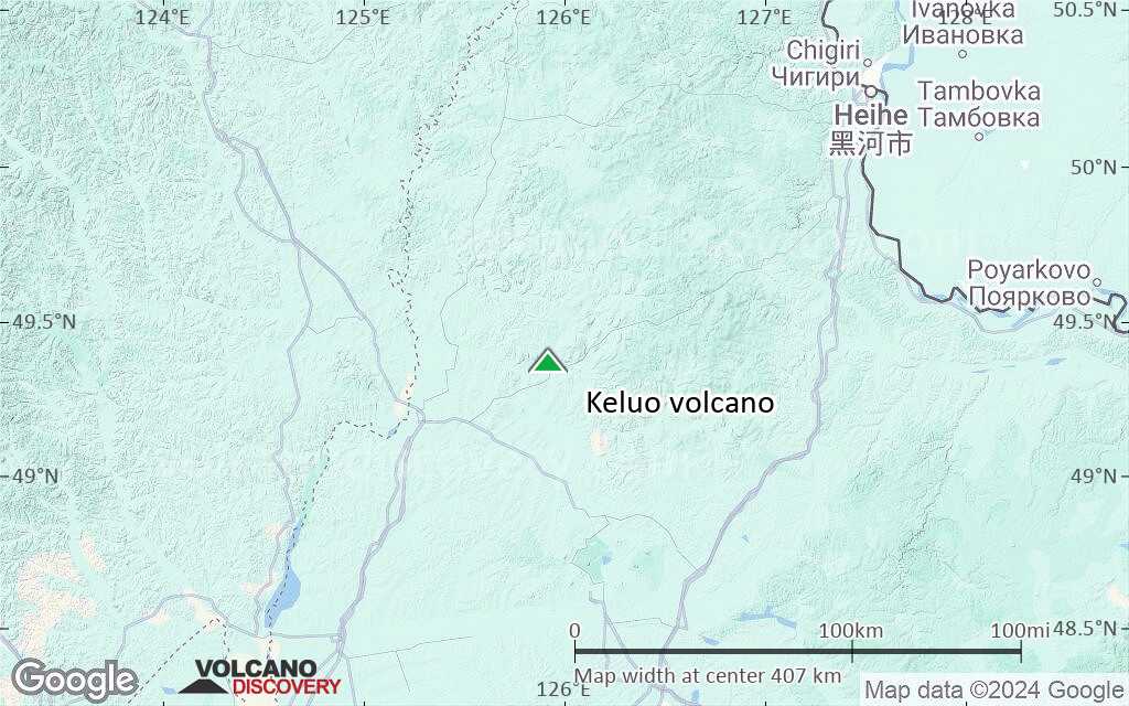Terrain-type map of Keluo volcano (local scale large)
