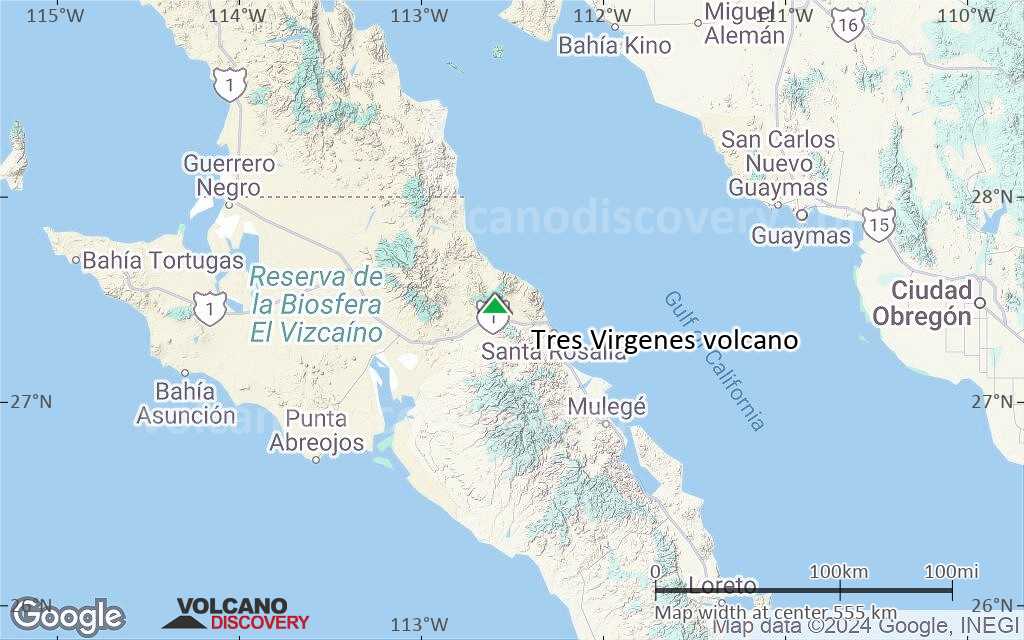 Terrain-type map of Tres Virgenes volcano (local scale large)