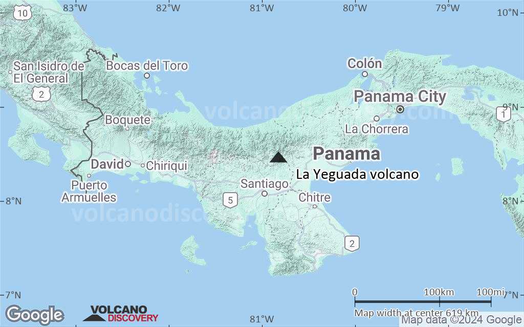 Terrain-type map of La Yeguada volcano (local scale large)