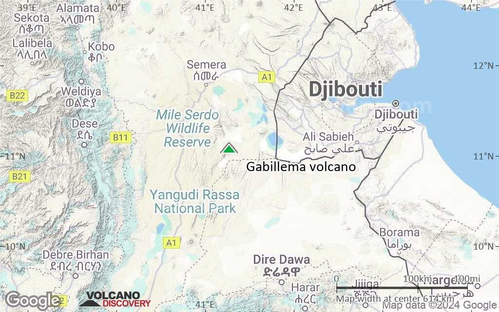 Terrain-type map of Gabillema volcano (local scale large)