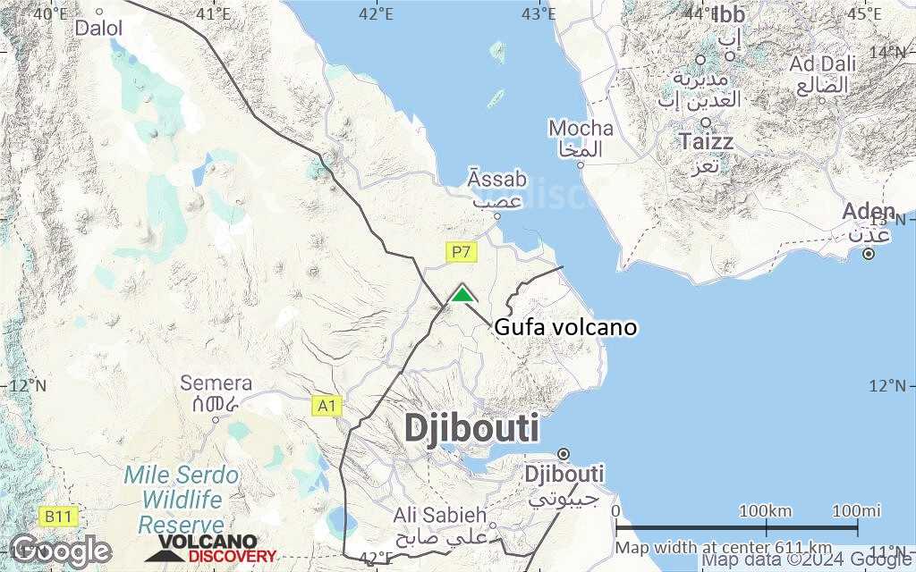 Terrain-type map of Gufa volcano (local scale large)