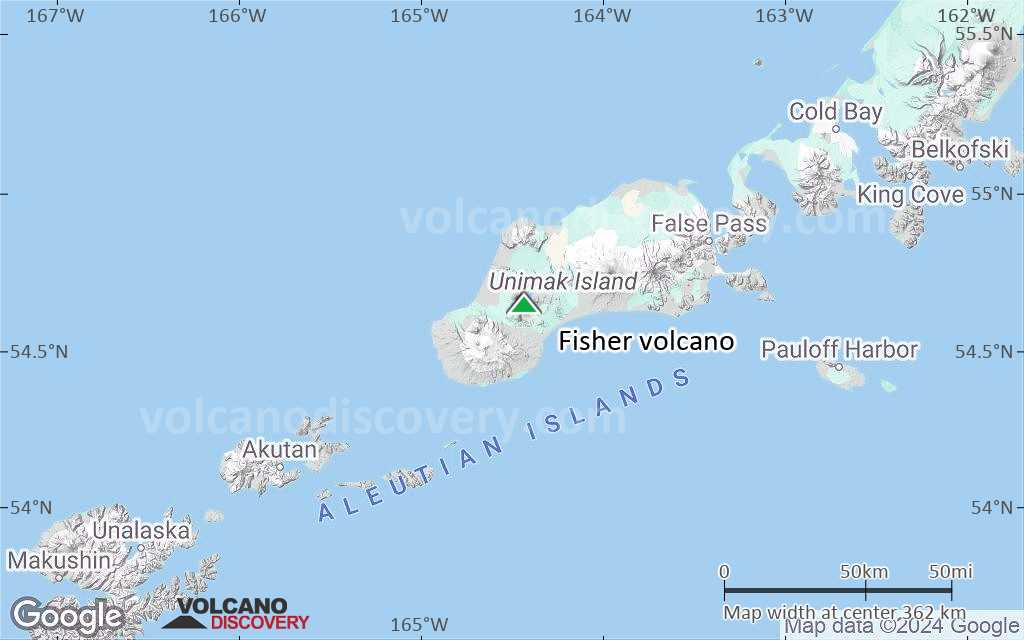 Terrain-type map of Fisher volcano (local scale large)