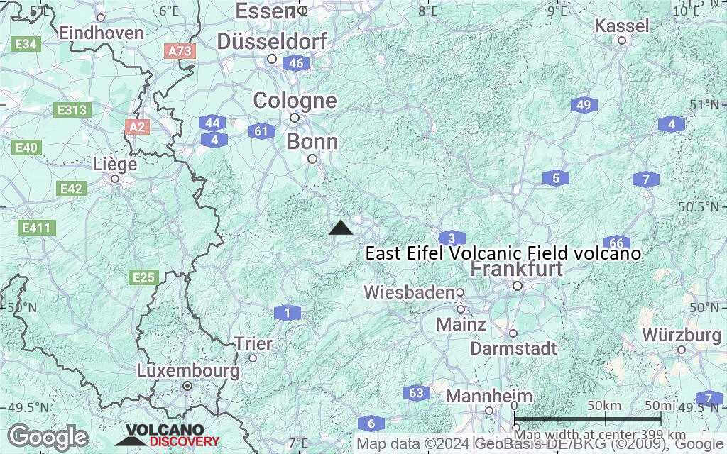Terrain-type map of East Eifel Volcanic Field volcano (local scale large)