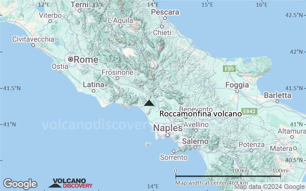 Terrain-type map of Roccamonfina volcano (local scale large)
