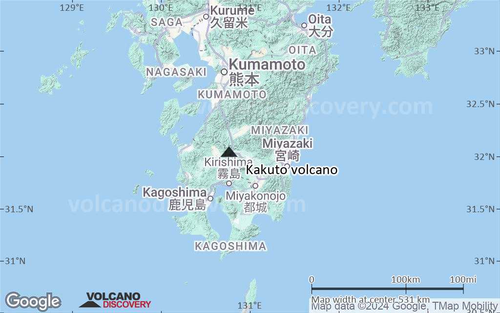 Terrain-type map of Kakuto volcano (local scale large)