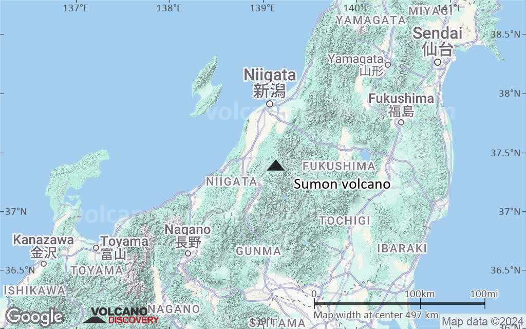 Terrain-type map of Sumon volcano (local scale large)