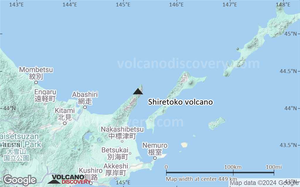 Terrain-type map of Shiretoko volcano (local scale large)