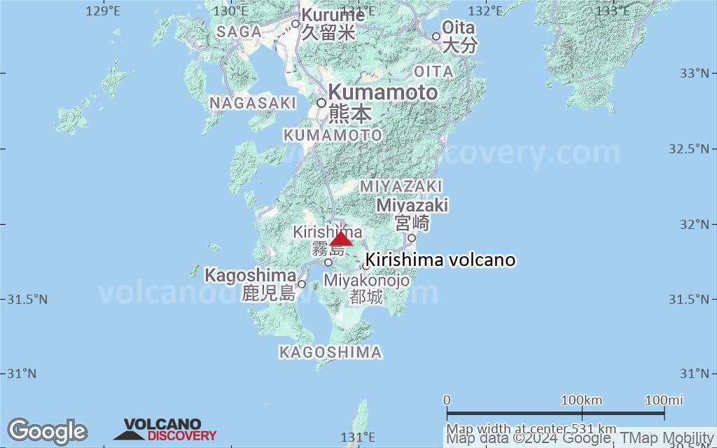 Terrain-type map of Kirishima volcano (local scale large)