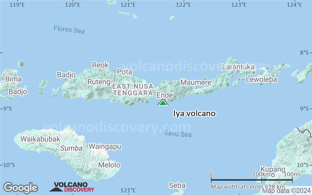 Terrain-type map of Iya volcano (local scale large)