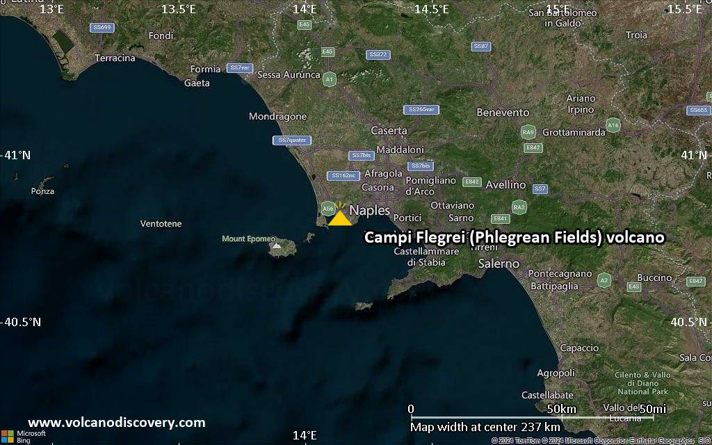 Campi Flegrei Phlegrean Fields Volcano Italy Facts Information 