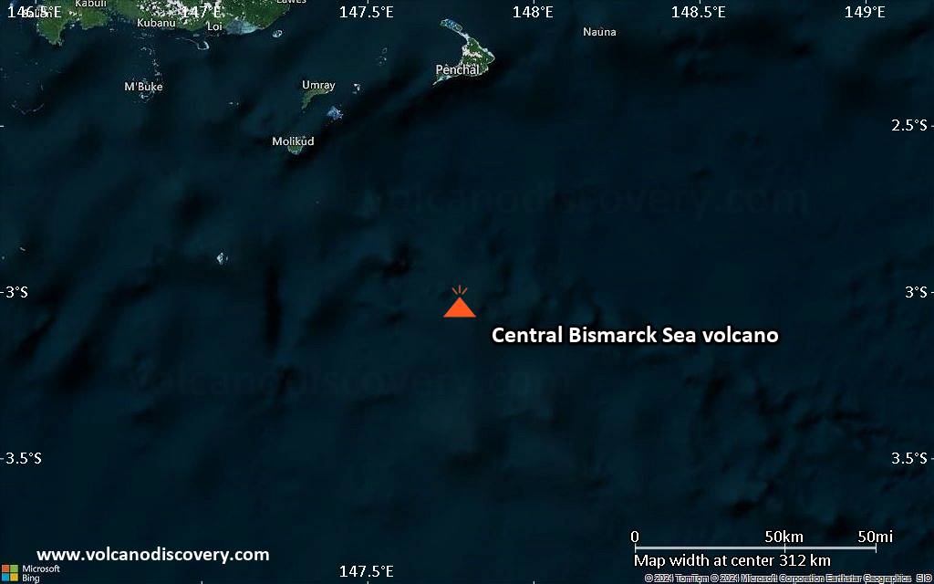 Central Bismarck Sea Volcano, Papua New Guinea: News & Activity Updates