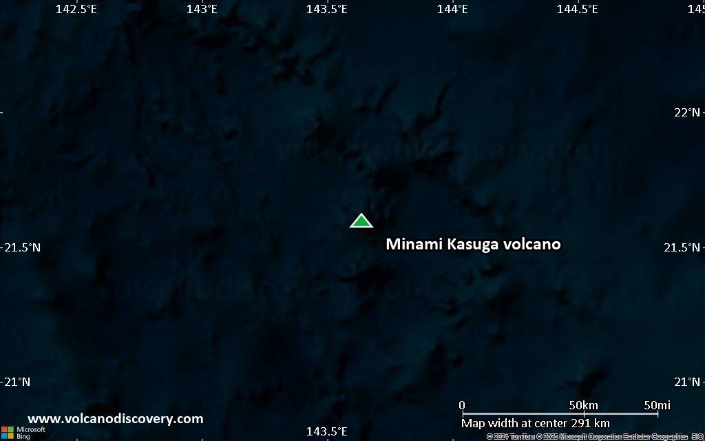 Satellite/aerial-type map of Minami Kasuga volcano (local scale medium)