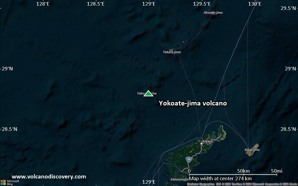 Yokoate-jima Vulkan, Ryukyu Islands (Japan) - Information ...