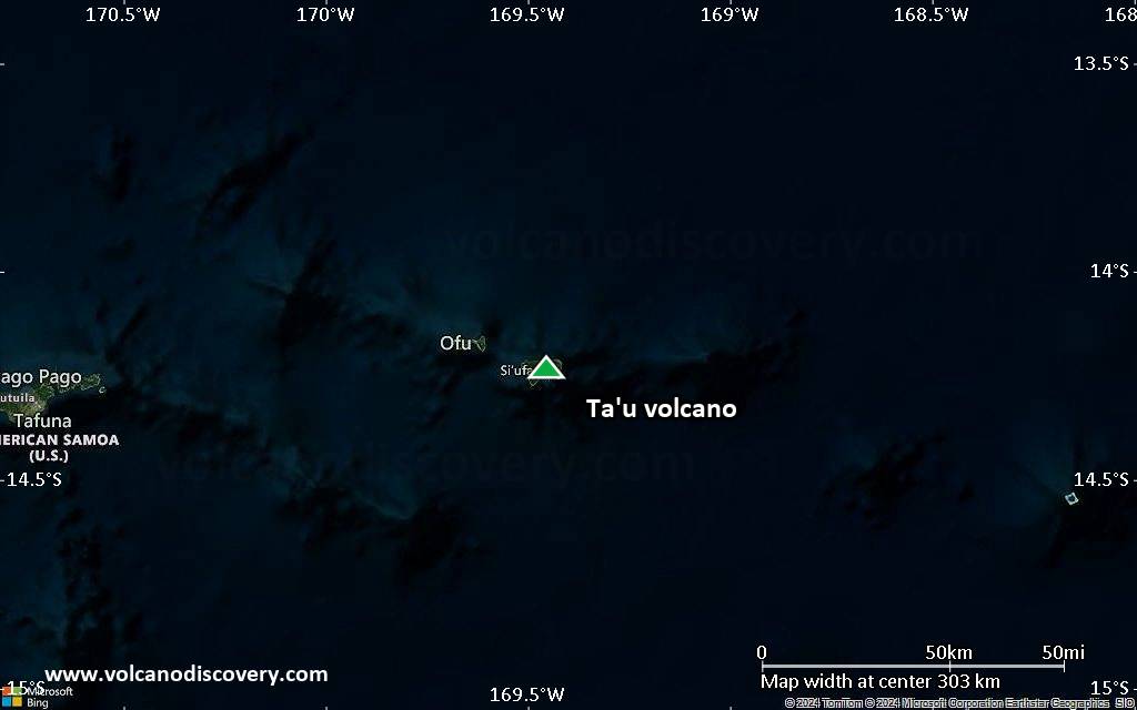 Ta'u Volcano, United States, Samoan Islands: News & Activity Updates 