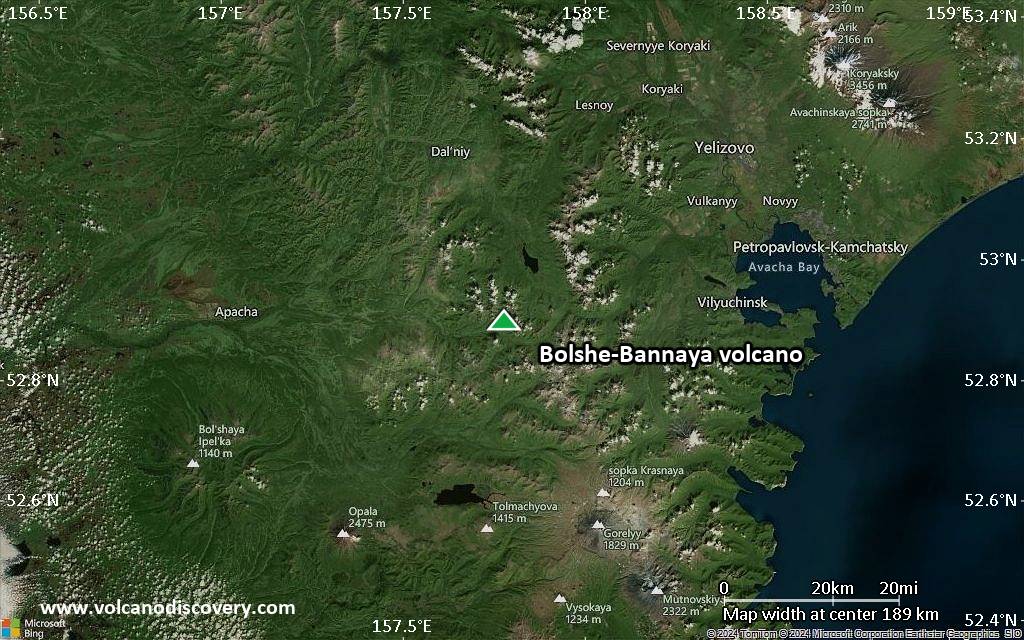 Bolshe-Bannaya Volcano, Kamchatka, Russia - facts & information ...