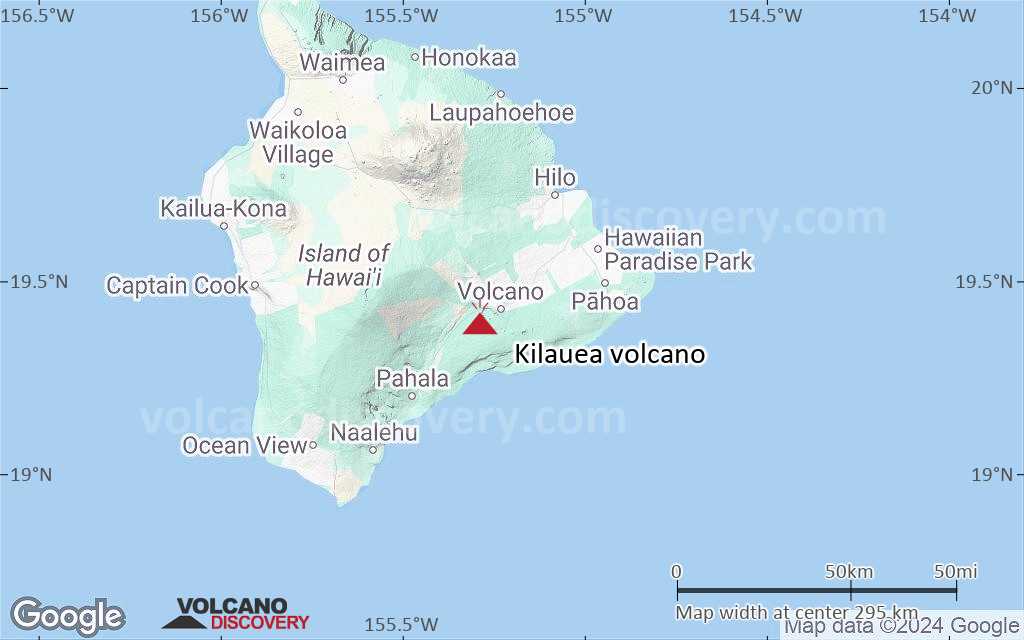 Terrain-type map of Kilauea volcano (local scale medium)