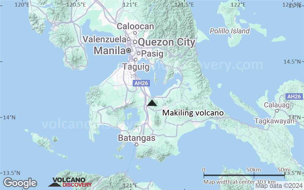 Terrain-type map of Makiling volcano (local scale medium)