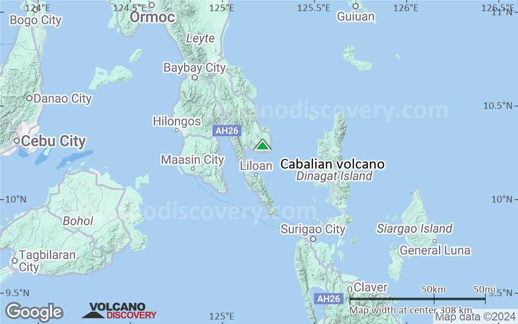 Terrain-type map of Cabalian volcano (local scale medium)